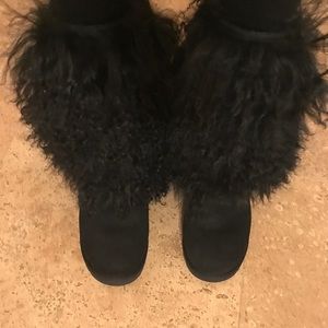 Furry Ugg boots